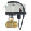 NC-motorisches Kugelventil IP54 Messing DN20 3/4in DC12-24V 1