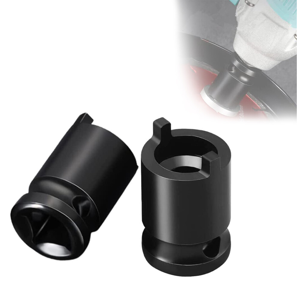2Pcs Angle Grinder Socket Wrench Carbon Steel Adjustable Lock Nut 323163105574