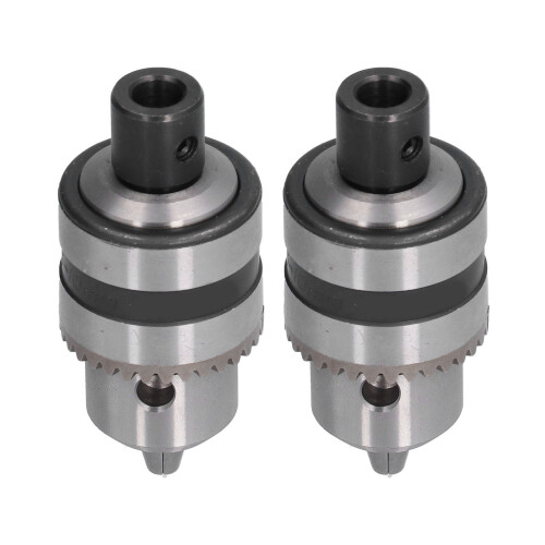 2x Schwerlast-Bohrfutter 3 Backen 1/2 Zoll 1,5-10mm Alu 2