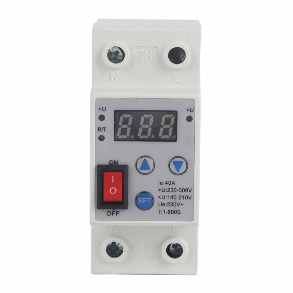(40A) Over Under Voltage Protector Digital 230V Auto Reset 323163103549