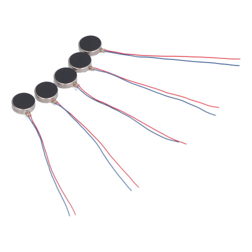 50Pcs Vibrating Motors 12mm3.4mm 3V Low Noise Mini DC Flat Button 2