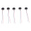 50Pcs Vibrating Motors 12mm3.4mm 3V Low Noise Mini DC Flat Button 4