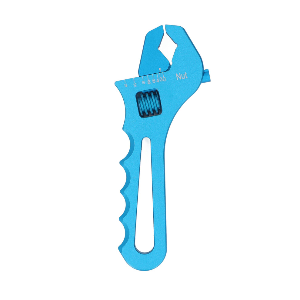(Red) Adjustable Fitting Wrench An3-An16 Aluminum Spanner Tool Blue 323163103761