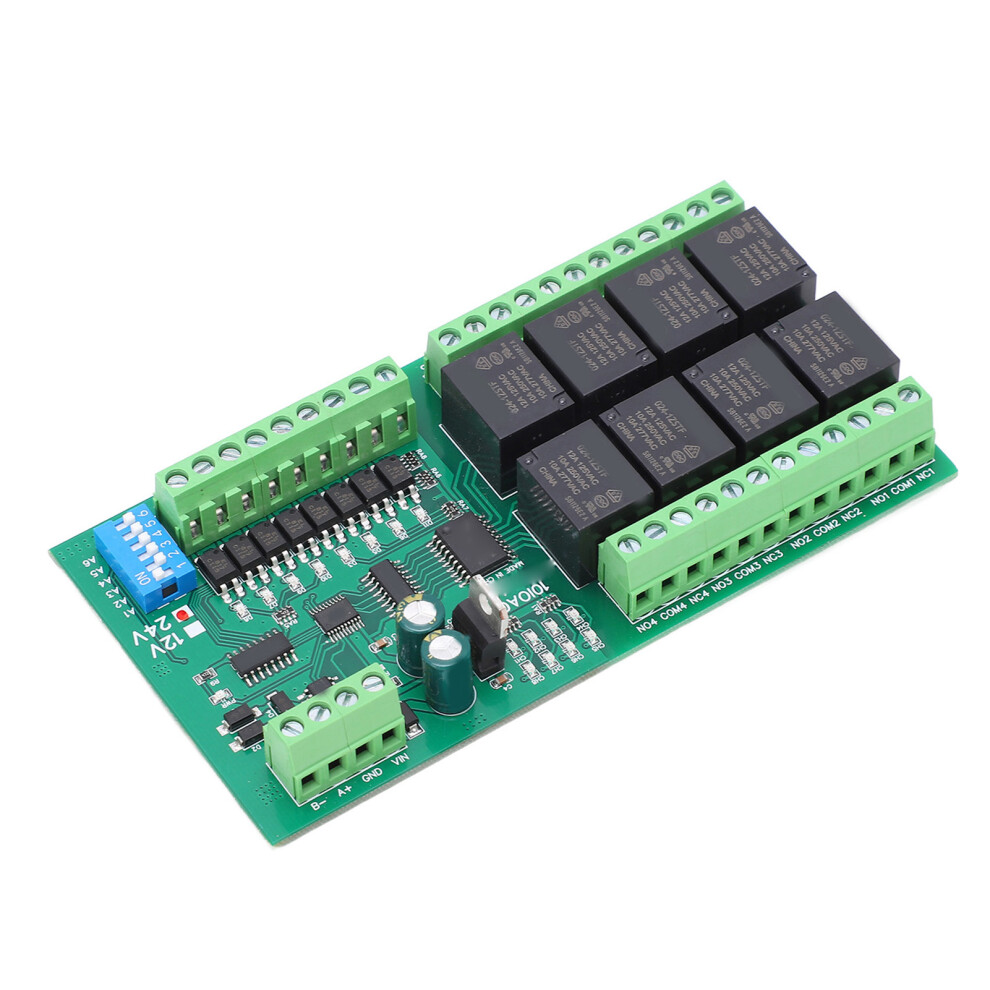 8 Channel Relay Module Rs485 Self Locking Dc 24V 323163108582