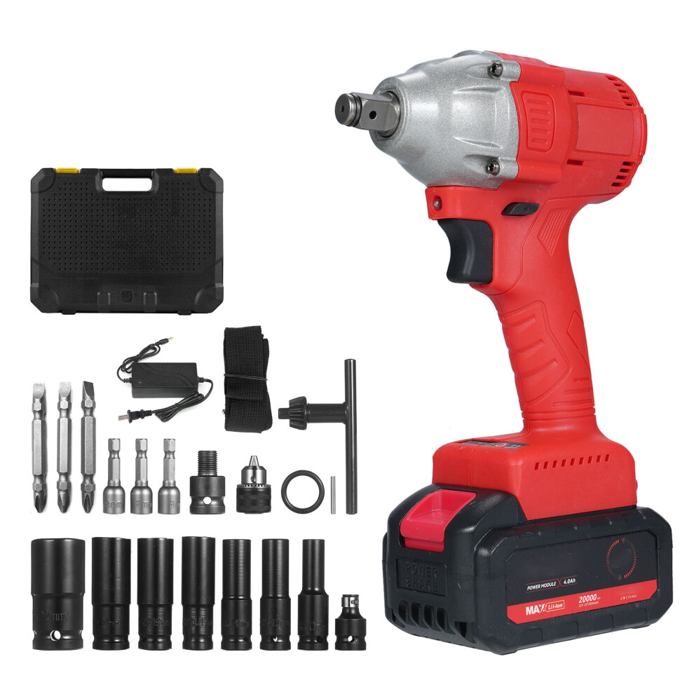 21V Cordless Brushless Impact Wrench 1/2In 320N.m 4.0Ah Battery 323163103891