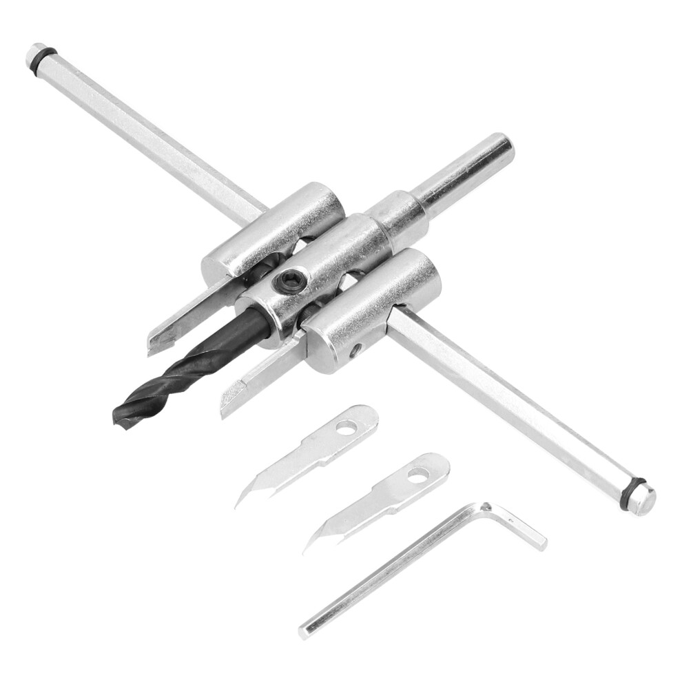 (40Â120Mm) Adjustable Circle Hole Cutter Saw Kit 40-200Mm Wood Drill Bit 323163151953