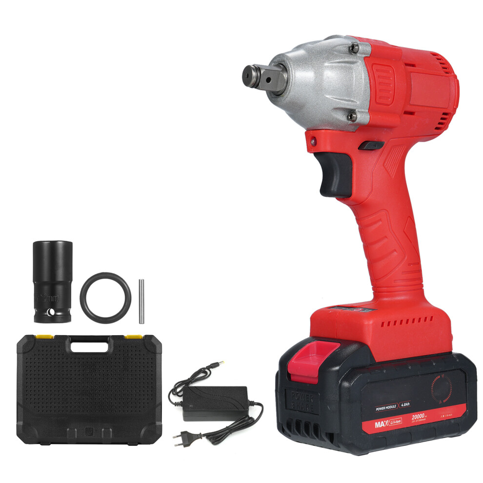 21V Cordless Brushless Impact Wrench 1/2In 320N.m 1980W 4.0Ah Battery 323163103914