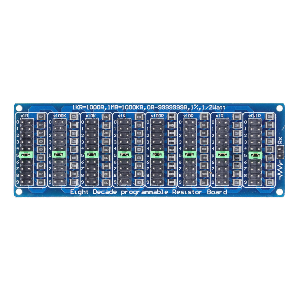 Programmable Resistor Board 0.1R To 9999999R 8 Section 0.1R Accuracy 323163151984