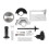 Electric Drill to Circular Saw Angle Grinder 2 in 1 DIY Conversion Set 5