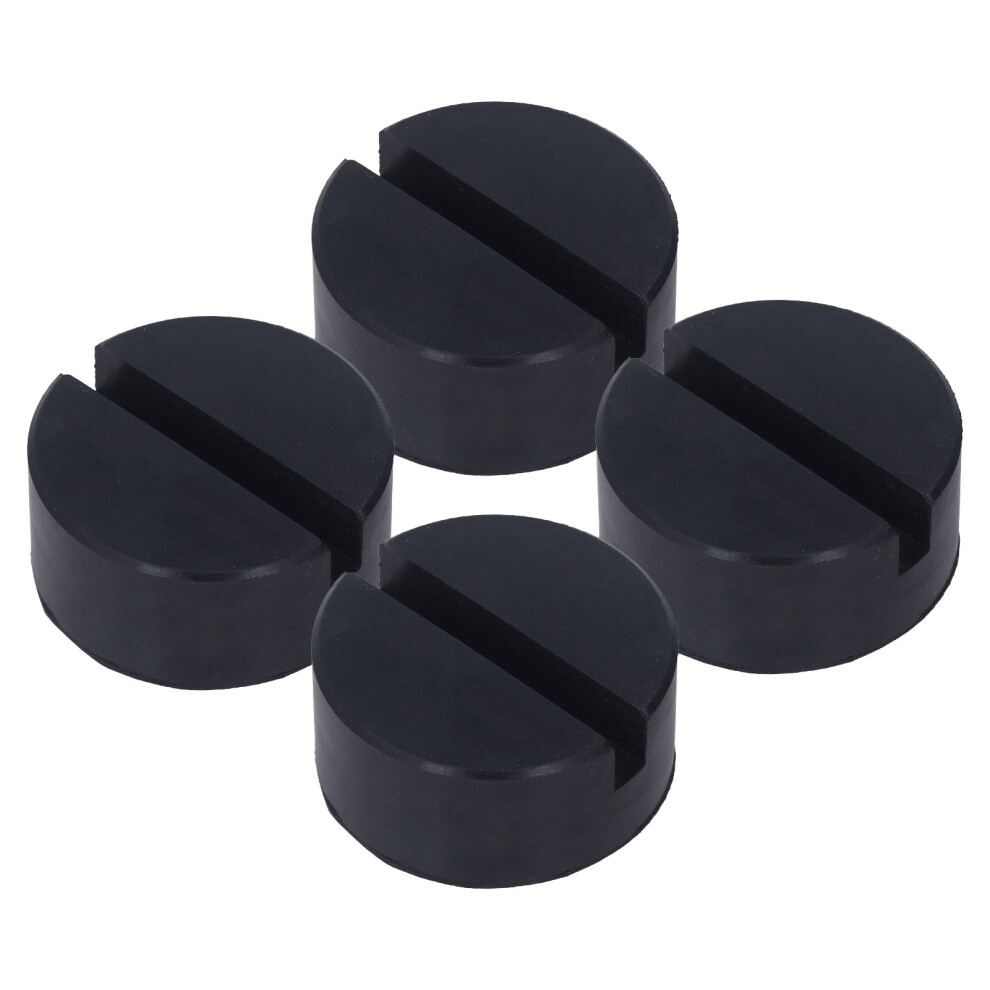 4Pcs Rubber Jack Lifting Pad Round Slotted Protector 323163108711