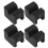 4x Gummipuffer Universal Schlitzaufsatz Schutz 1