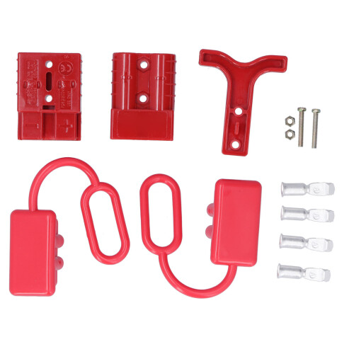 (Grey) Batterie-Schnellsteckverbinder 50A 12-36VDC Rot Winch