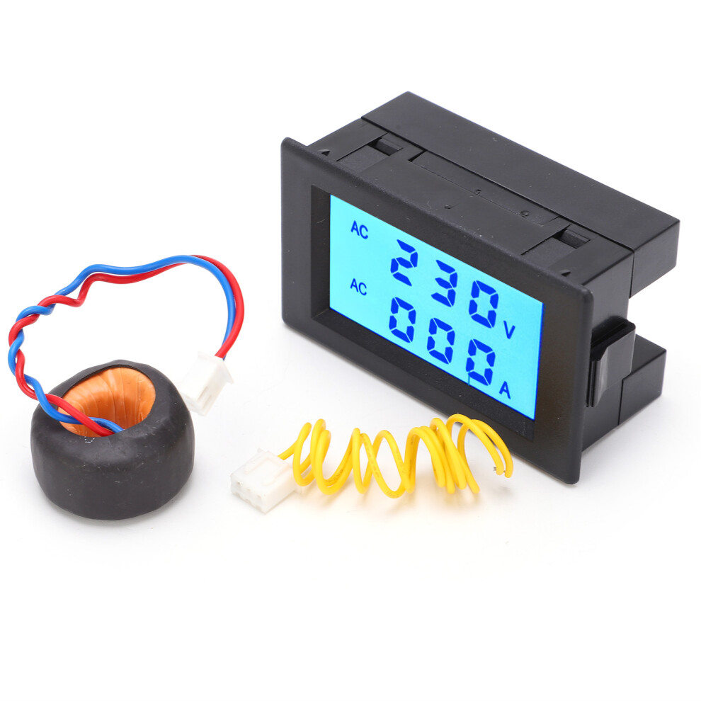 Qh4835a Lcd Dual Display Current Voltage Meter Ac80-400V 323163152660