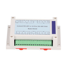 RS485 Hub 16-Port Optisch Isoliert Konverter DC 9-24V