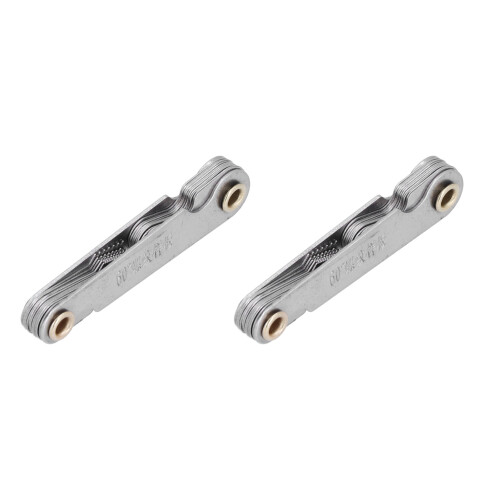 2x 60 Metrisches Gewindelehrenwerkzeug 2