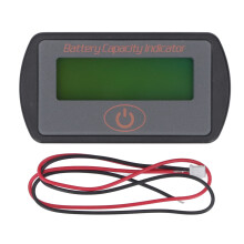 (24V) Batteriemessgerät LCD Spannungsanzeige 8-63V 24V