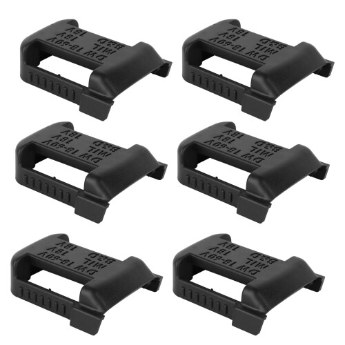 6x Akku-Montageadapter für Milwaukee 1