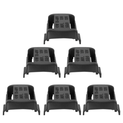 6x Akku-Montageadapter für Milwaukee 2