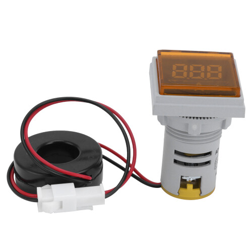 (Blue) Digitaler Strommesser Quadratisches Amperemeter AC 220V AD16-22FSA