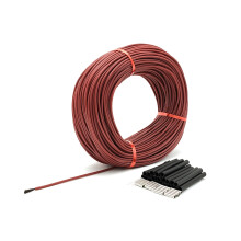 3mm 12K 33Ω Carbon Fibre Heating Wire 200 Far Infrared Silicon Rubber