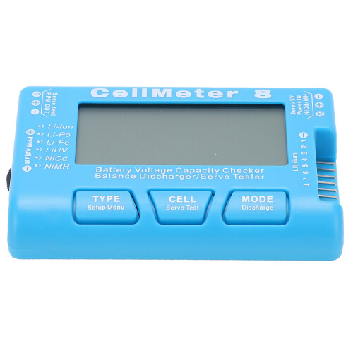 CellMeter-8 LCD Batterietester mit Hintergrundbeleuchtung 2