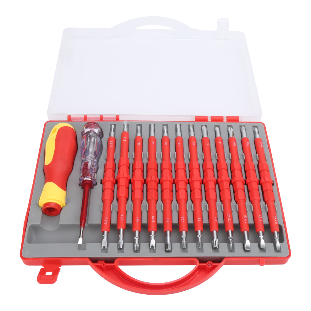 Screwdriver Kit Double End Magnetic Driver Bits Insulated Tools 323163160108