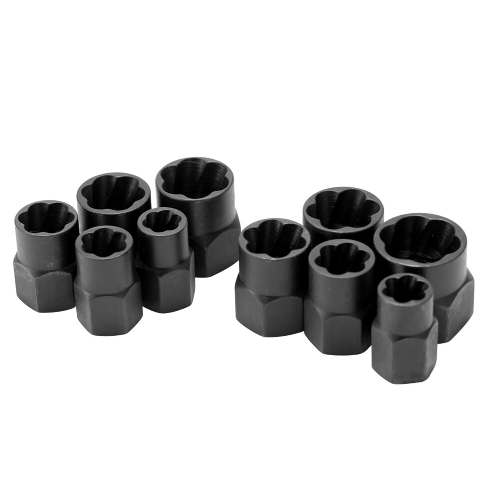 10Pcs Damaged Bolt Nut Screw Remover Tool Kit 323163161617