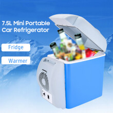 12V 7.5L Mini Car Fridge & Warmer for Travel Camping