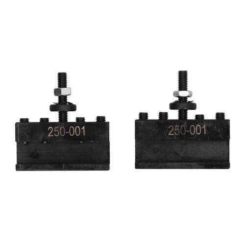 2Pcs Tool Post Holder High Speed Steel 250-001