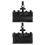 2Pcs Tool Post Holder High Speed Steel 250-001 2