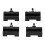 4Pcs Tool Post Holder High Speed Steel 250-001 2