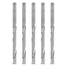 5pcs CNC End Mill Single Flute 3.175x3.175x32x55mm