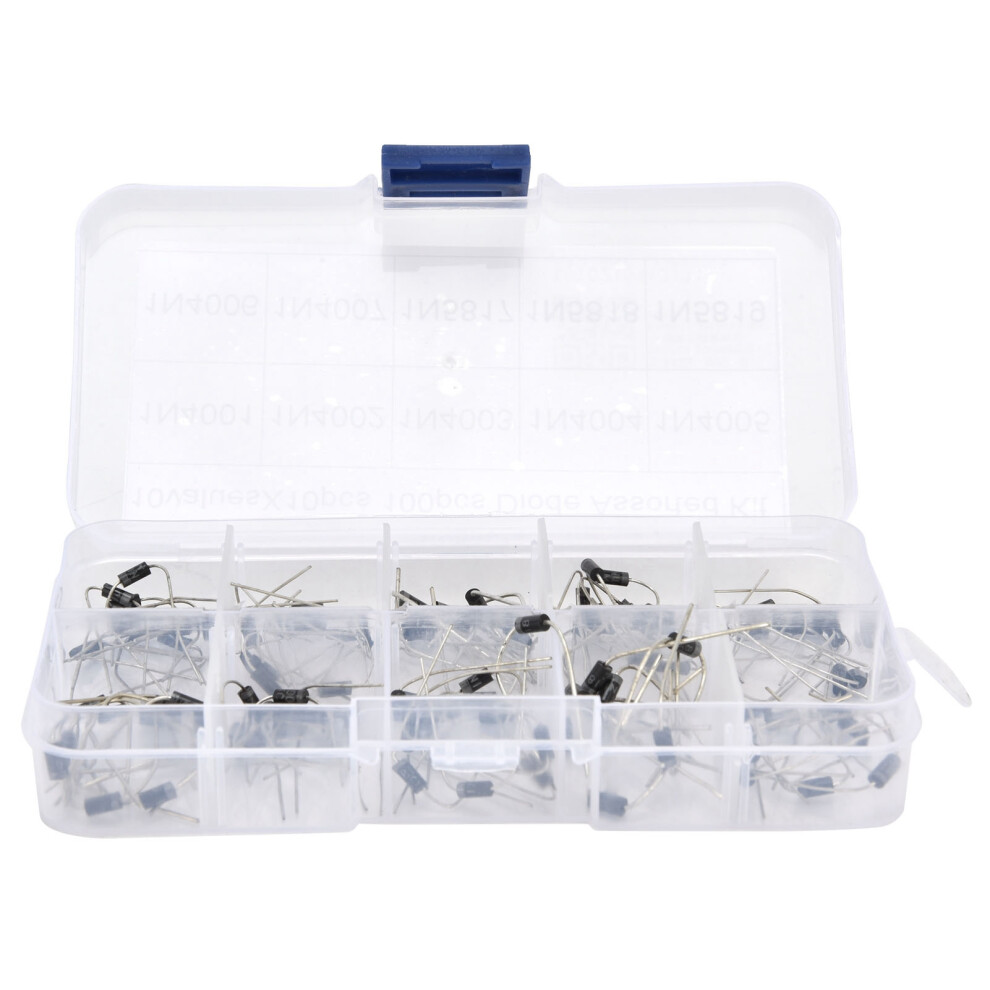 100Pcs Rectifier Diode Kit 1N4001-1N5819 323163158242