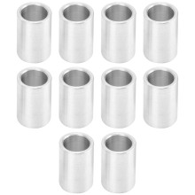 (Long 6mm) 10x Set Aluminium-Abstandshalter Runddichtung Ø8mm