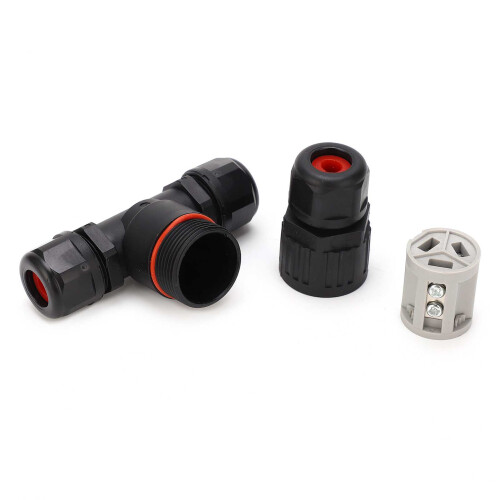 Wire Connector IP68 Waterproof PA66 Flame Retardant CDF200/3T 1