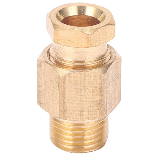 (PD618) Brass Oil Pipe Connector Straight Adapter PD618