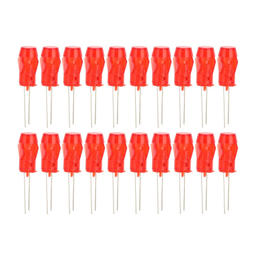(Red Light) 20 Stk LED-Kunststofffassung PC-Anzeige 5mm Rot