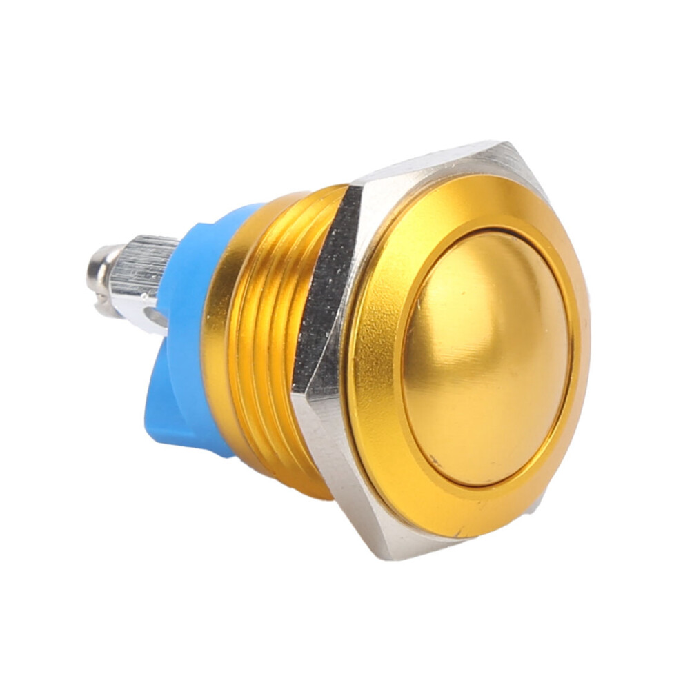 (Red) Metal Push Button Switch 16Mm Self Reset Yellow 323163163499