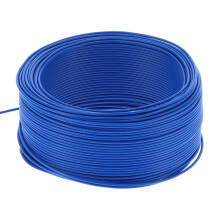 BV-1x1.7 Rotkupfer 7-Kern PVC-isoliertes Kabel 100m AC300V blau