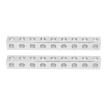 2 Stk. 3106-0009-0072 Quadratkasten 9 Löcher 8x8x72mm