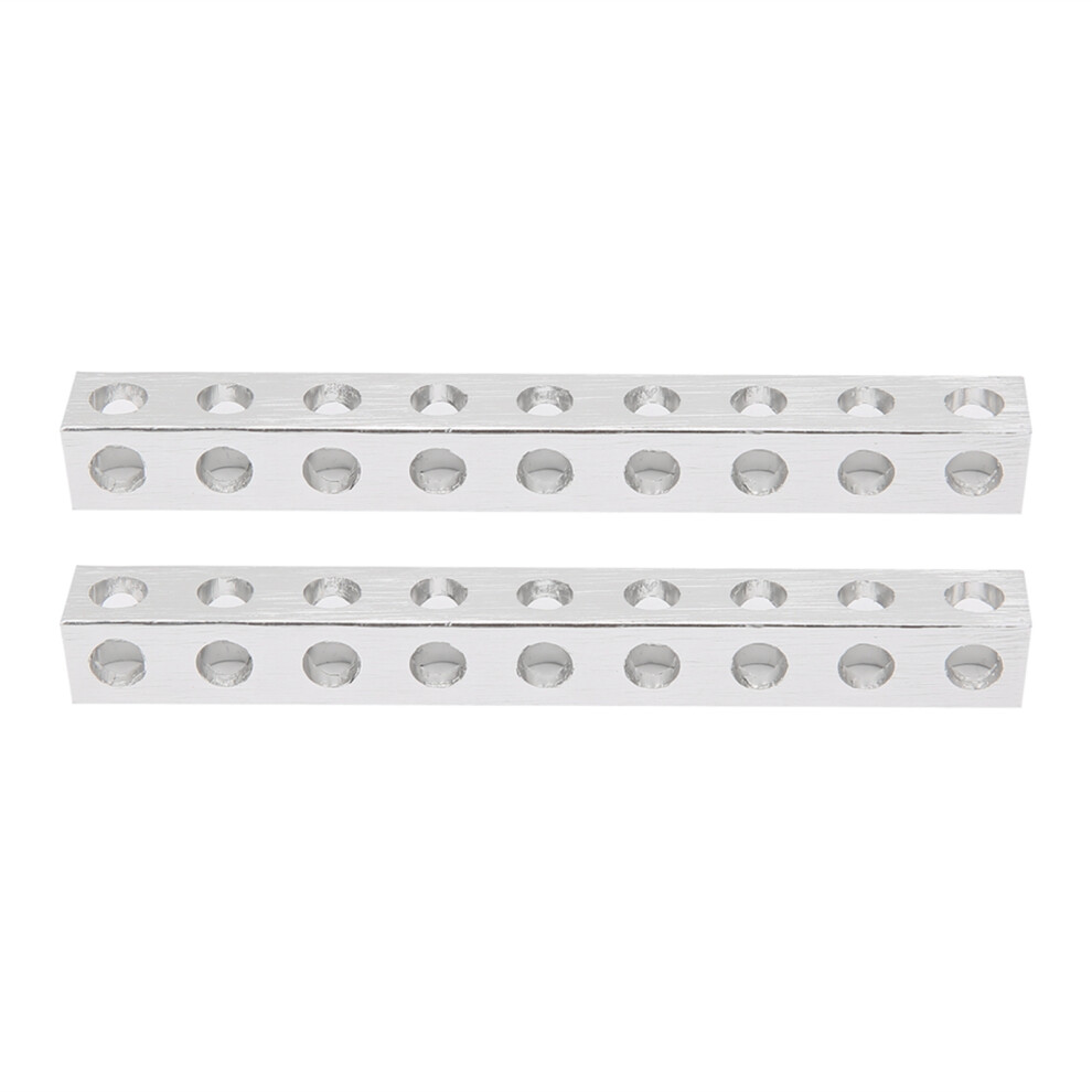 2Pcs 3106-0009-0072 Square Beam 9 Holes 8X8x72mm 323163168326