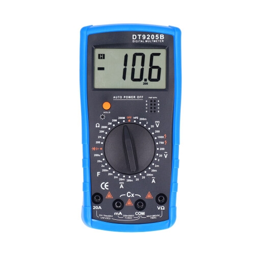 DT9205B Digitalmultimeter LCD, AC/DC Spannungsstrom 1