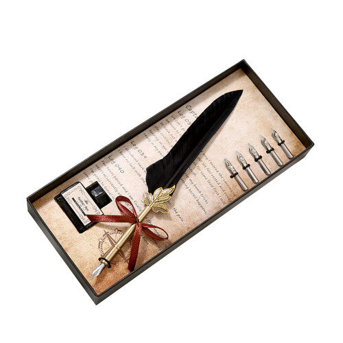 Füllfederhalter & Tinte Set Mit Ersatzspitzen Vintage Geschenk 2
