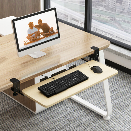 Verstellbare Tastaturablage unter Tisch 52x25cm