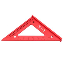 Aluminium-Dreieck-Lineal 45/90 für Holzbearbeitung