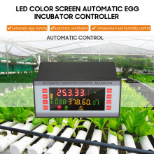 LED-Farbbildschirm Inkubatorregler Digital Temp Feuchte 5 Modi