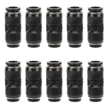 (PG8-4) 10Pcs Pneumatic Reducer Connector 360 Rotary Tube PU6-6