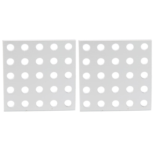 2pcs Aluminum Grid Panel Mesh 3116-0040-0040 5x5 Hole