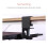 Verstellbare Tastaturablage unter Tisch 52x25cm 2