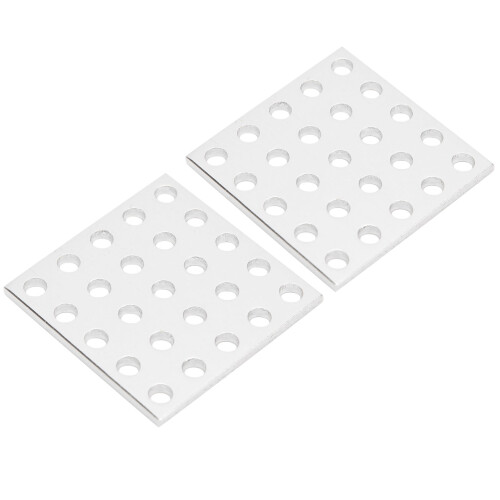 2pcs Aluminum Grid Panel Mesh 3116-0040-0040 5x5 Hole 2